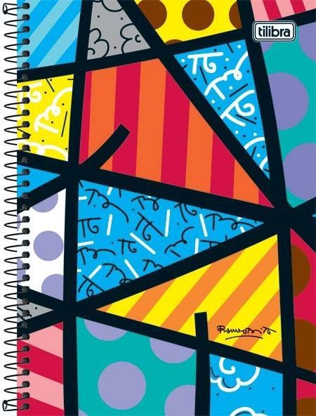 Caderneta Espiral Capa Dura 96 Folhas Romero Brito Tilibra